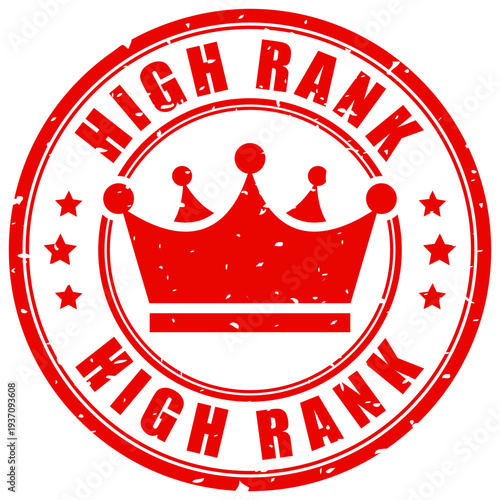 High rank rubber business stamp