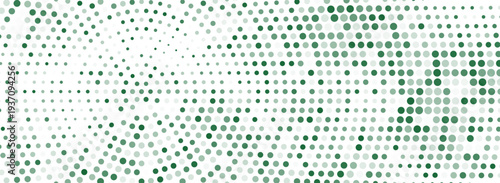 Digital technology pattern background. Glowing blue dotted circle wallpaper. Abstract dot round grid backdrop for business, science, healthcare, medicine, finance design. vector modern eps10