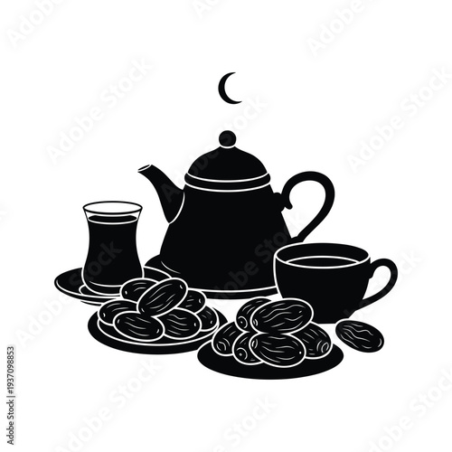 Tea Dates Ramadan Celebration Hospitality