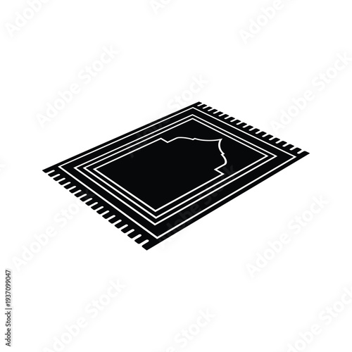 Prayer Mat Islamic Worship Icon Sacred Space