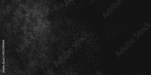 Abstract black gray wall textured background. Empty gray rusty stone or metal surface texture. Dark smoke texture. Black and white grunge wall. Light fog backgrounds. Cloud sky night. Slate surface.