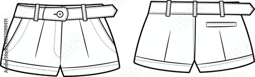 Technical fashion flat sketch of a women’s long sleeve mini dress featuring a sweetheart bodice illusion, fitted waist, and tiered ruffled hemline panels.