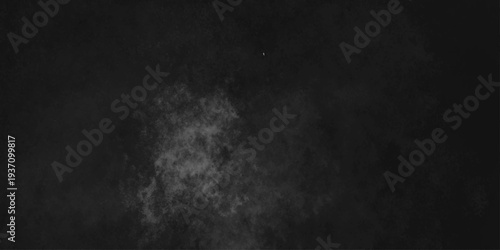 Abstract black gray wall textured background. Empty gray rusty stone or metal surface texture. Dark smoke texture. Black and white grunge wall. Light fog backgrounds. Cloud sky night. Slate surface.