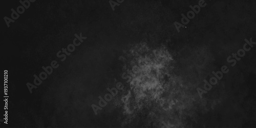Abstract black gray wall textured background. Empty gray rusty stone or metal surface texture. Dark smoke texture. Black and white grunge wall. Light fog backgrounds. Cloud sky night. Slate surface.