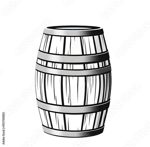 barrel, cask, keg, wood, wooden, oak, timber, plank, rustic, vintage, antique, brewery, distillery, whiskey, wine, rum, storage, container, vessel, cylinder, round, hollow, band, metal, ring, aged, cl