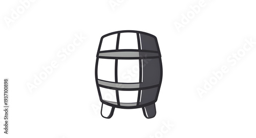 barrel, wooden, wood, cask, keg, vat, container, storage, rustic, vintage, old, antique, brewery, wine, whiskey, rum, oak, timber, plank, ring, metal, band, round, cylinder, hollow, container, storage