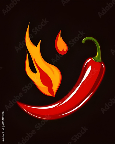 chili, pepper, hot, spicy, fire, flame, heat, burning, red, vegetable, food, cooking, ingredient, spice, capsicum, jalapeno, habanero, cayenne, paprika, flavor, taste, kitchen, meal, cuisine, restaura