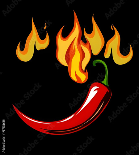 chili, pepper, hot, spicy, fire, flame, heat, burning, red, vegetable, food, cooking, ingredient, spice, capsicum, jalapeno, habanero, cayenne, paprika, flavor, taste, kitchen, meal, cuisine, restaura