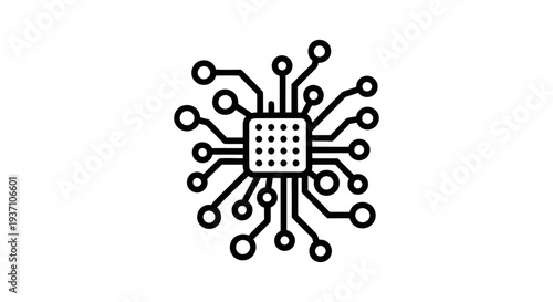 Quantum Programming and Qiskit Icons: Quantum Computing, Technology, and Development Concepts