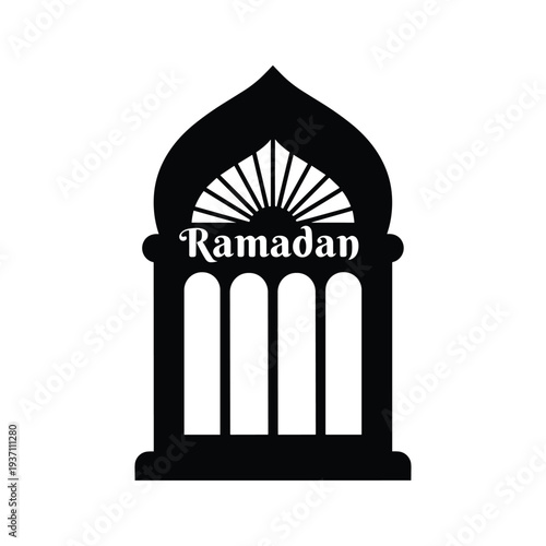 Ramadan Lantern Islamic Arch Commercial Graphic