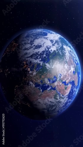 Zoom effect from grass to earth