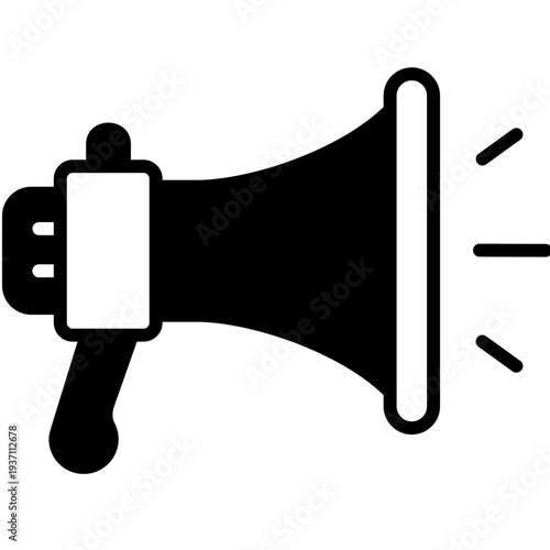 Marketing glyph icon