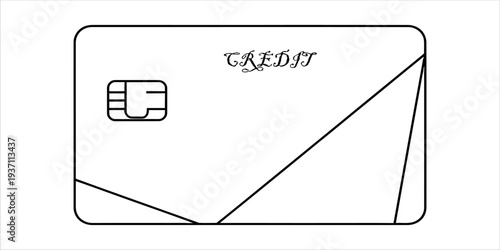 A black and white image of a sim card with a diagonal line and illegible text