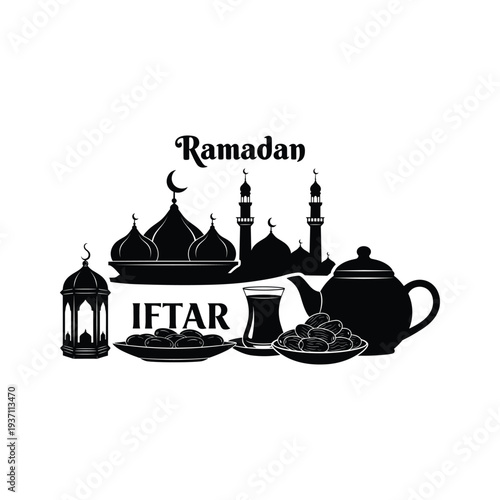 Ramadan Iftar Meal Religious Celebration