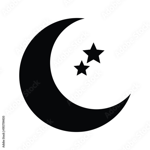 Moon Stars Night Sky Celestial Background