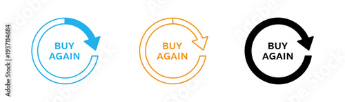 Buy again logos