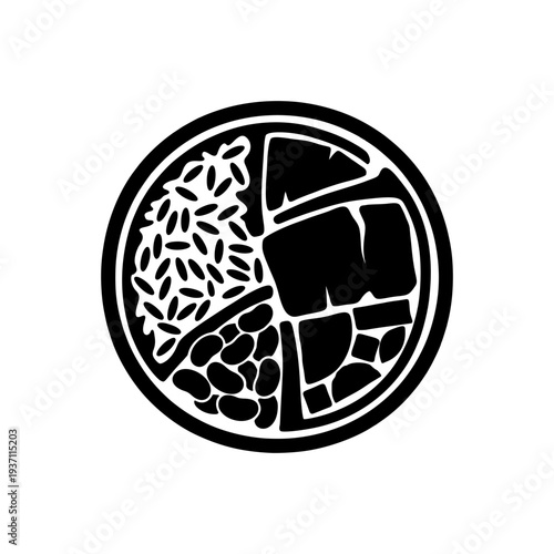 Pizza Slice Silhouette Vector Illustration