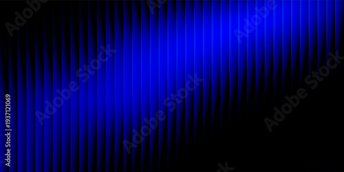 Colorful ribbed fractal glass shimmers with energy of summer warmth and joy. Vibrant fractal glass pattern with radiant blend into smooth lively spectrum gradient of warm shades. Vector illustration