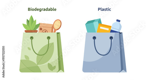 Biodegradable vs. Plastic Products: Sustainable Shopping and Eco-Friendly Lifestyle Choices