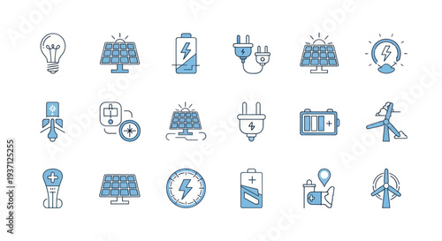 Assorted seafood collection illustration