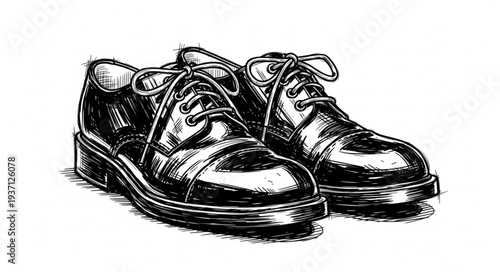 Classic Pair of Leather Shoes for Men.