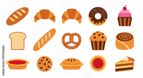 Bakery delights assorted bread and pastries