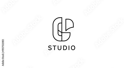 CG Studio Creative Agency Logo Design.