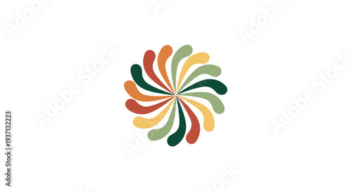 Colorful Abstract Logo Design Element.