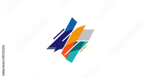Colorful Abstract Shapes Overlapping Design Element. Free Download Colorful Abstract Shapes Overlapping Design Element. - GFXLoad