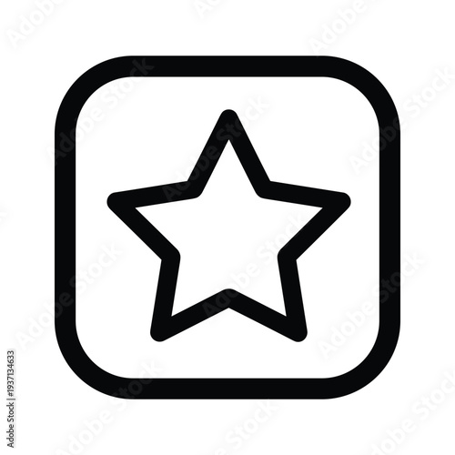 Star Icon Bookmark Label Commercial