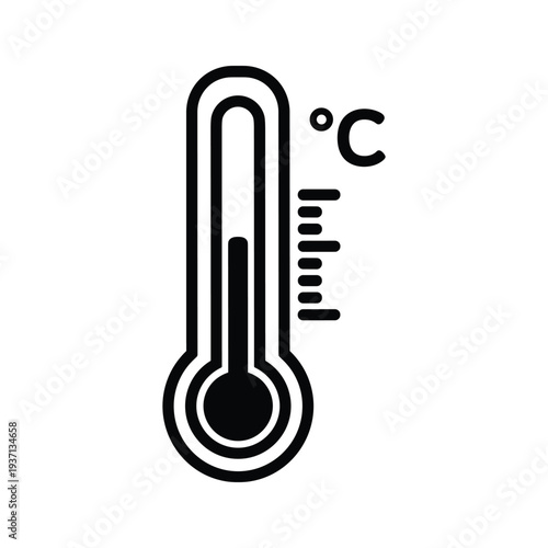 Thermometer Temperature Measurement Celsius Icon Business