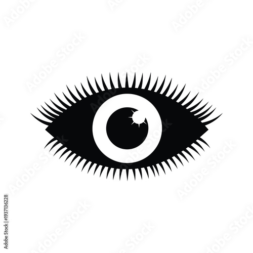 Eye Vision Concept Vector Graphic