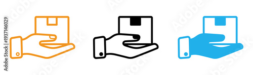 Hands holding usb flash drives in different colors