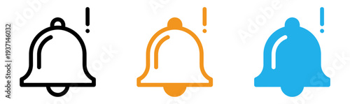 Notification bell icons