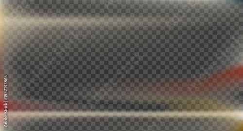 Light camera burn with film leak effect for texture movie png. Noise filter glitch with overlay grunge photo for background vintage red. Edge analog light with old film frame for leak.
