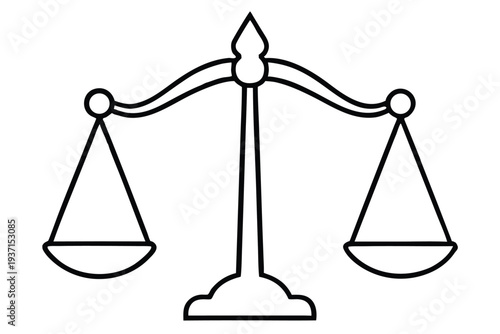 Balance Scales, Symbol of Law and Justice