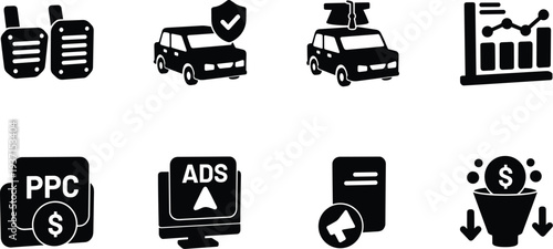 Old radio with antenna and signal waves showing time 1:00