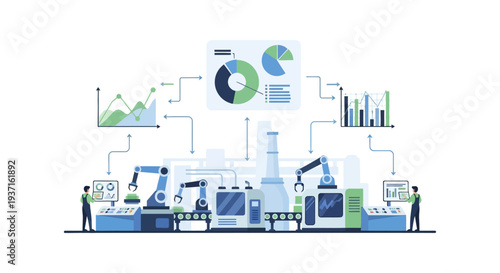 Industry 4.0 Smart Factory Automation: Data Analytics & Production Line Optimization
