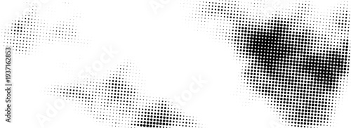 Retro dotted background. Halftone dotes texture. Black and white screen wallpaper. Retro vector design
