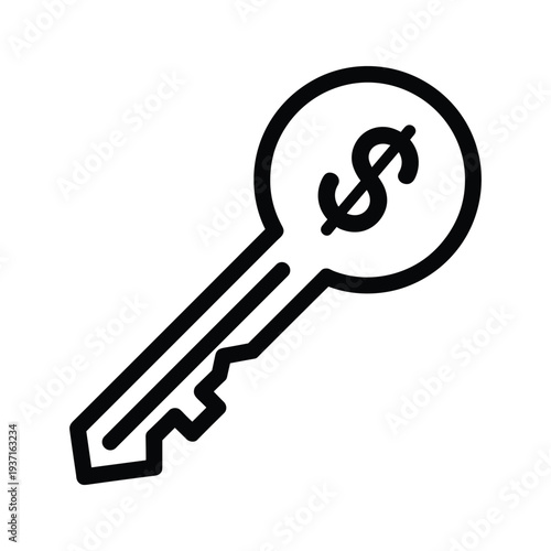 A key symbolizing financial access or unlocking economic opportunities
