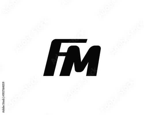 FM Logo Design. fm