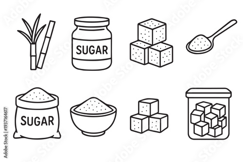 Sugar Editable Stroke Icons