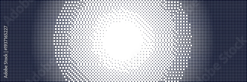 Bitmap gradation background with a pixel pattern gradient. 8-bit retro style glitch effect. Texture with halftone grain.