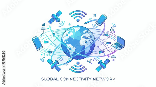 global communication concept