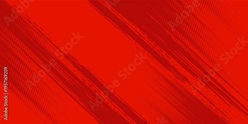 Image red and crimson pop art background with halftone dotted anime awesome