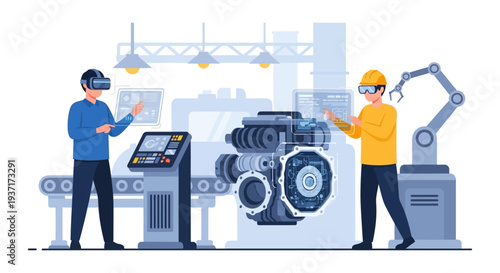 Industry 4.0: Engineers Using AR/VR Headsets for Smart Factory Operations, Industrial Design & Maintenance