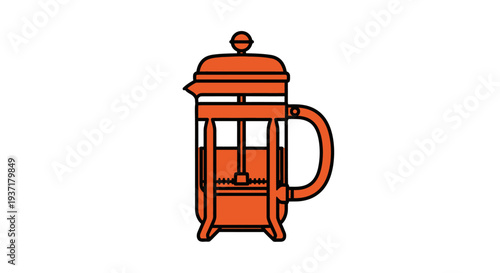 French press coffee maker pot.