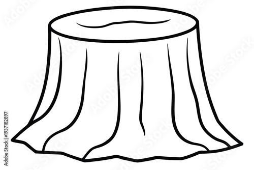 Tree Stump, Cut Tree Trunk