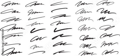 Premium Hand Drawn Ink Brush Strokes Collection