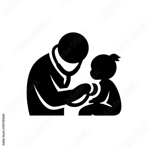 Pediatric Medical Examination Icon